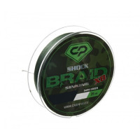 Шнур плетеный Шок-лидер Shock Braid PE X8 зеленый 25м
