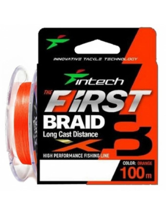 Шнур плетеный Intech First Braid X8 100м