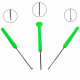 Набор инструментов Palomino Combo Set GZ-01 (3 в 1) пластик. зел. ручка