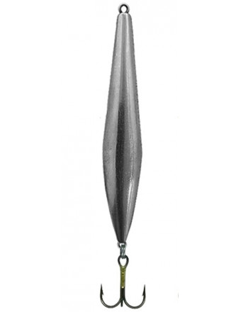 Блесна Окунёвая №12 (никель) с подвесным тройником